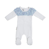 Lace Yoke Footie