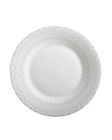 ZIG ZAG WHITE Set 2 Pcs. Dinner Plate - Ø 27,5 Cm