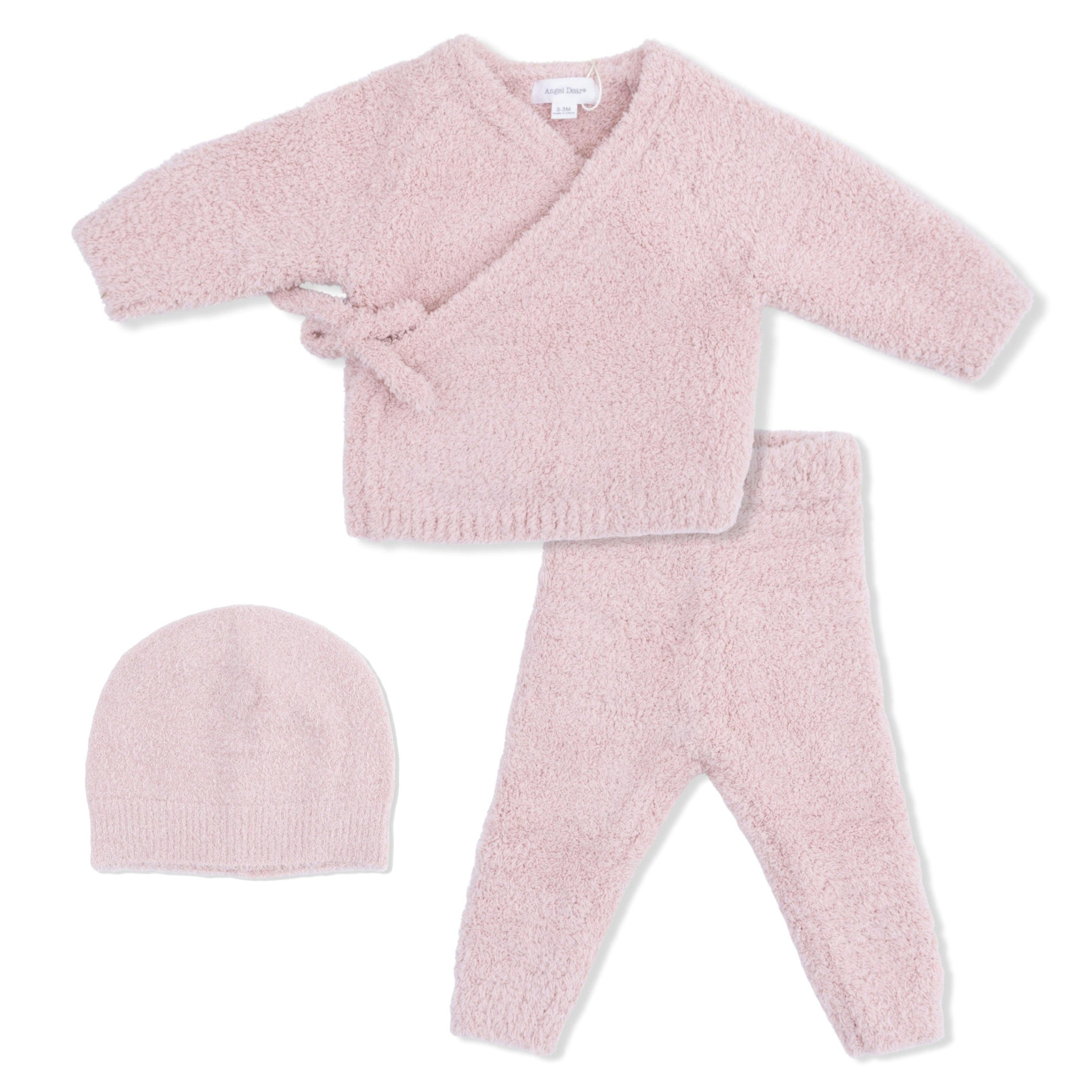 Chenille - Blush Kimono Take Me Home 3 Piece Set