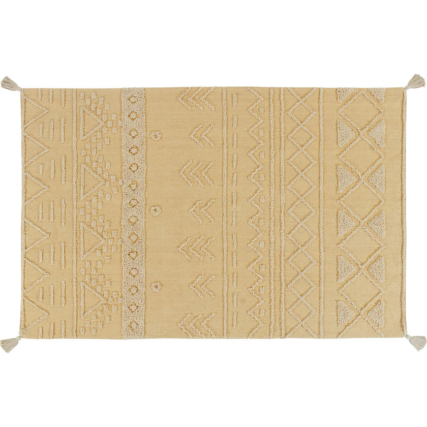 Tribu Washable Rug, Yellow
