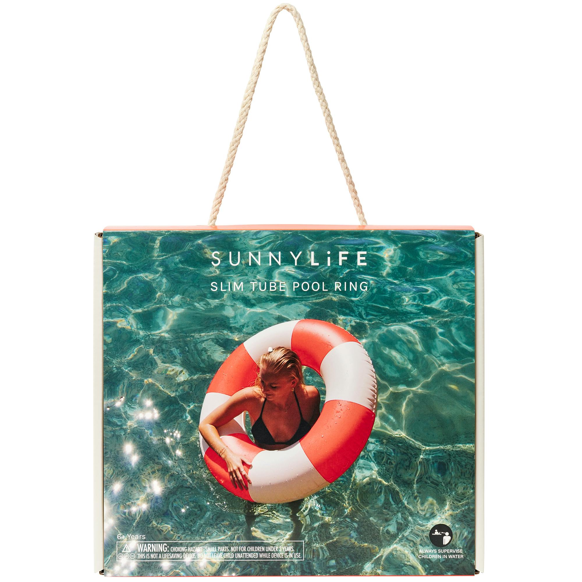 Slim Tube Pool Ring: La Mer Tomato