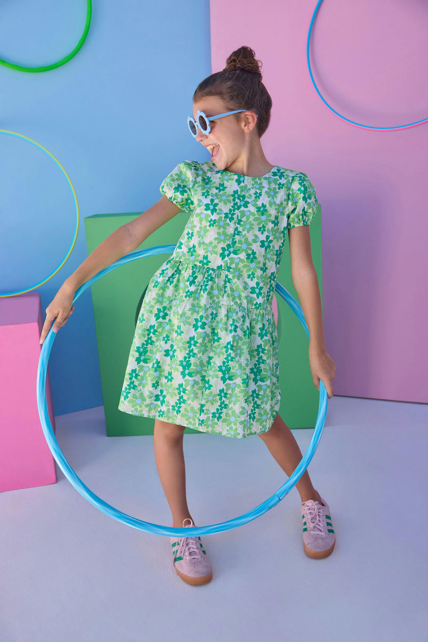 Phillipa Dress - Greenspring Groovy Floral