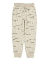 Bowie Fishing Jogger - Oatmeal French Terry