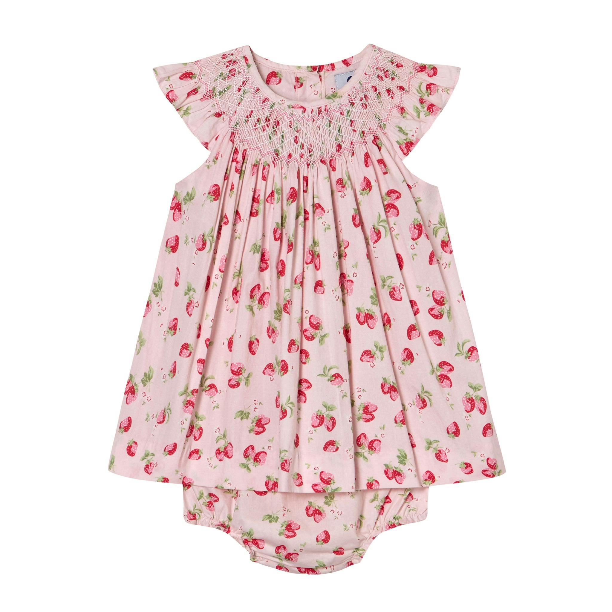 Hand-Smocked Baby Dress - Fresa