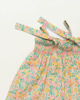 Didi Baby Smock Top & Bloomer Set - Emma floral mint