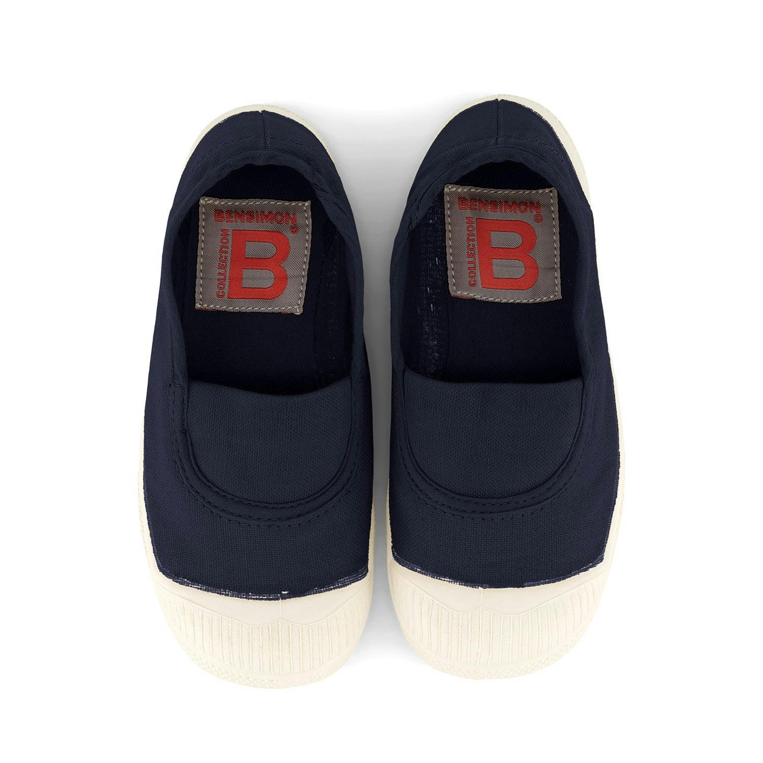 BENSIMON Kids -  Elastic Tennis Shoes - Marine
