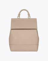 Chic, Stylish Padded Laptop Sleeve Backpack, Cream