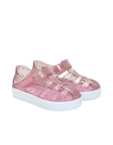 Elite Glitz Jelly Shoes in Pink