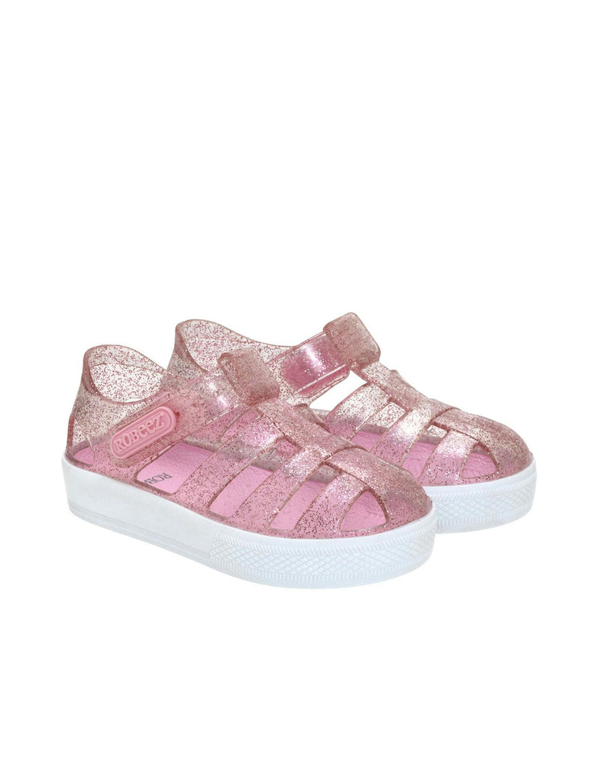 Elite Glitz Jelly Shoes in Pink