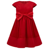 Florence Velvet & Satin Bow Party Dress