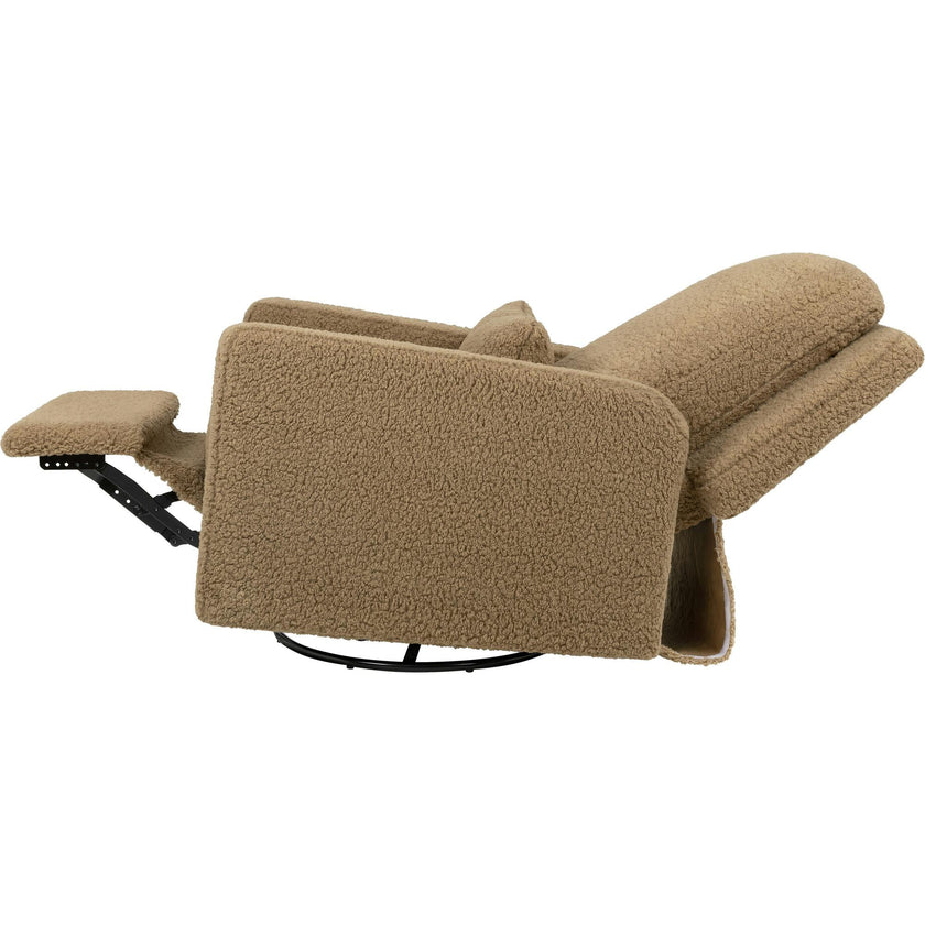 Sigi Shearling Recliner And Swivel Glider