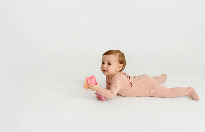 3 Pack Footies- Pink