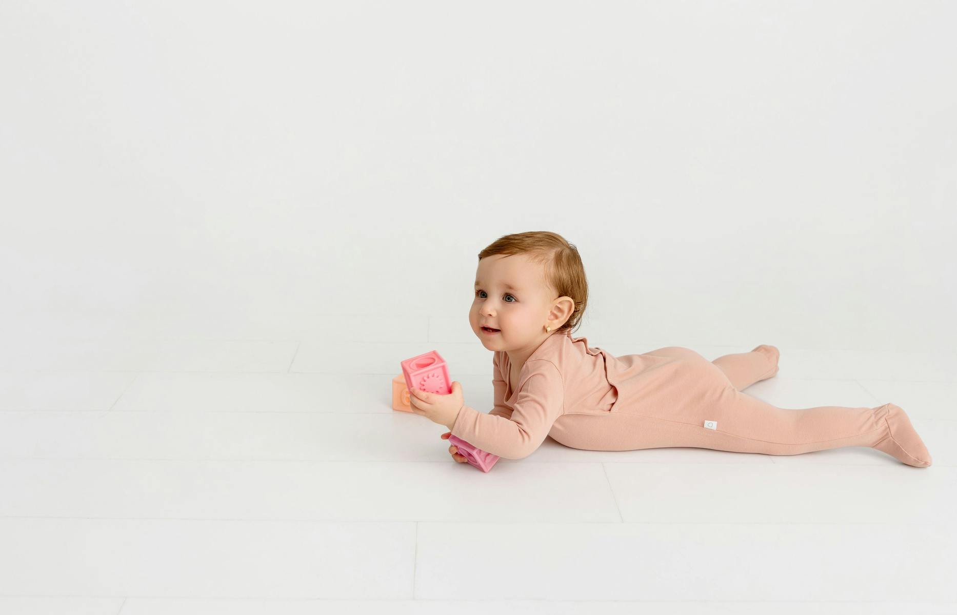 3 Pack Footies- Pink