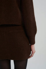 LYDIA MINI SKIRT | COCOA