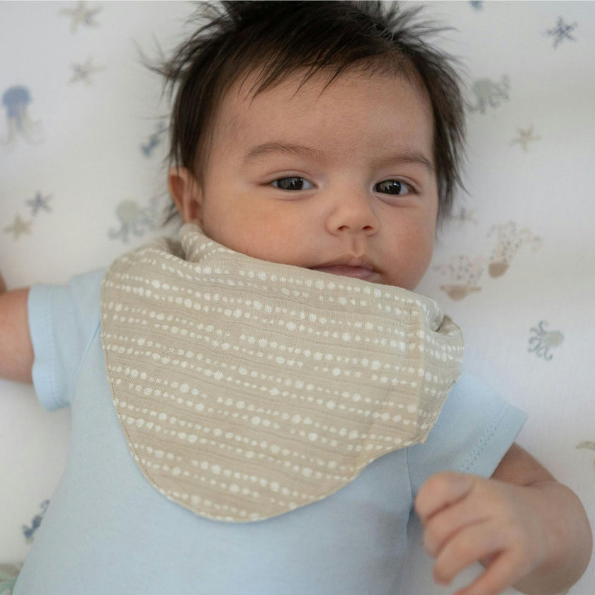 Cove 3-pc. Muslin Baby Bib Set (Sea Life)