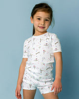 The Organic Short Sleeve Pajama Set [Gymnastics]