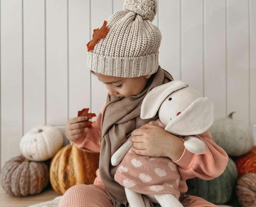 Knit Bunny Plush - Luella