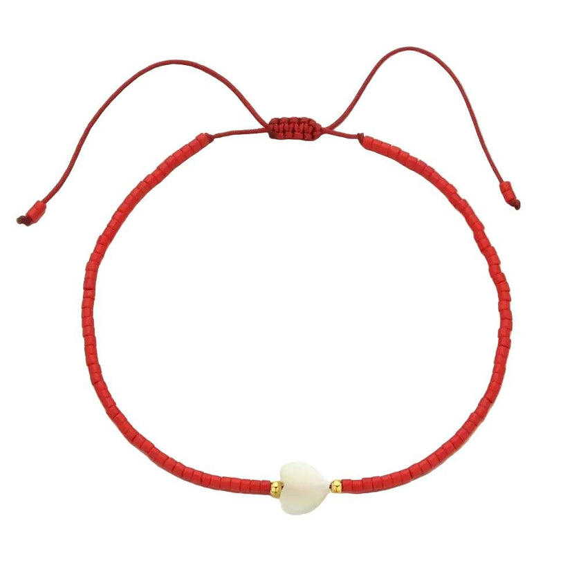 Hydie Heart Beaded Bracelet