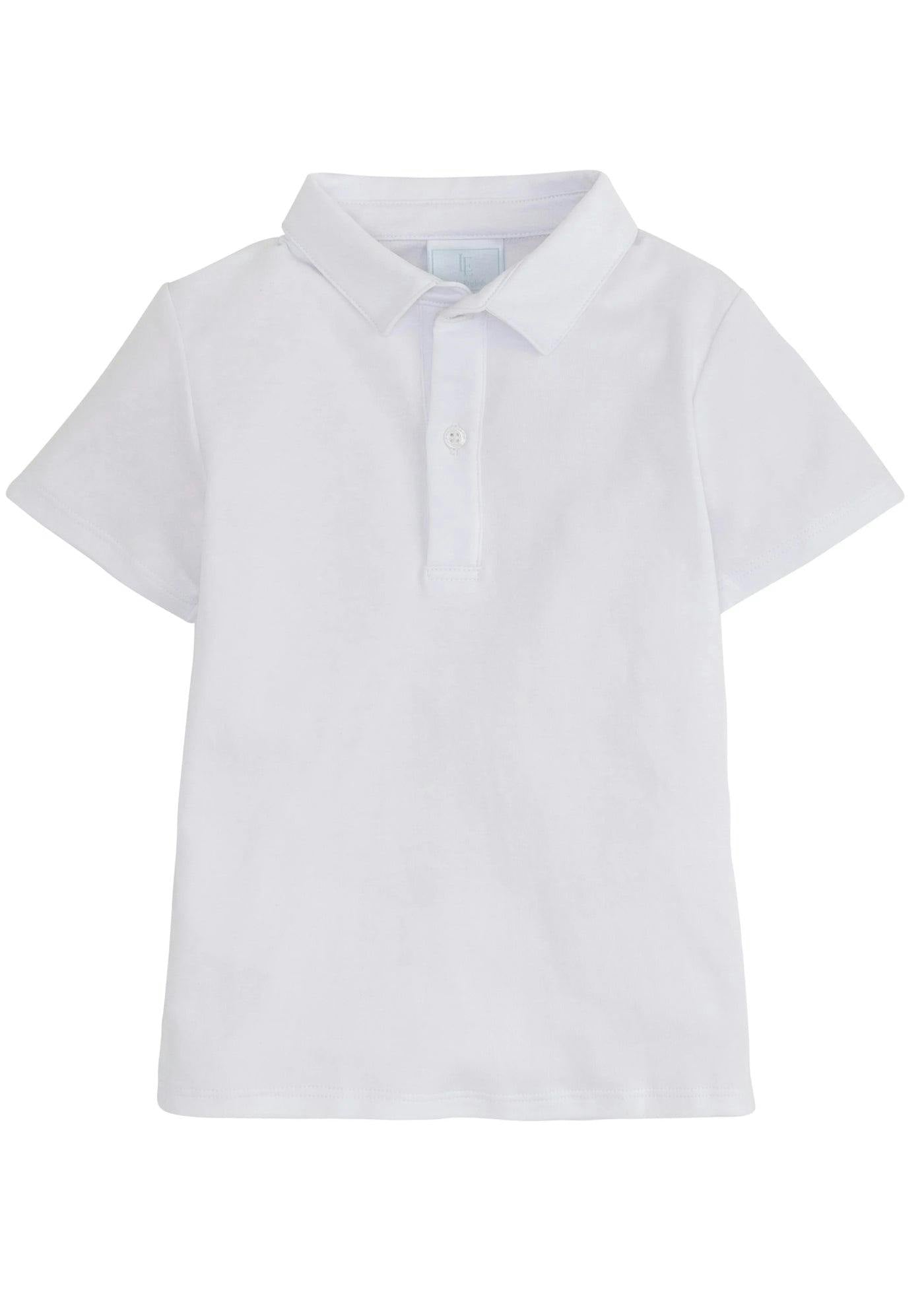 Short Sleeve Polo - White