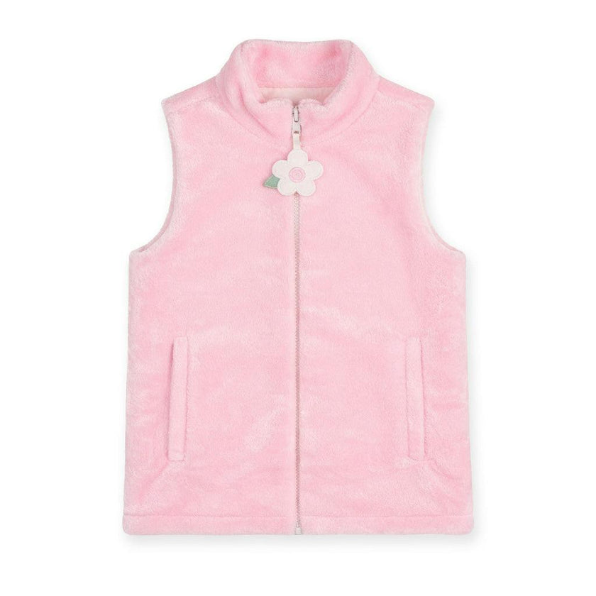 Plush Fleece Zip Up Vest