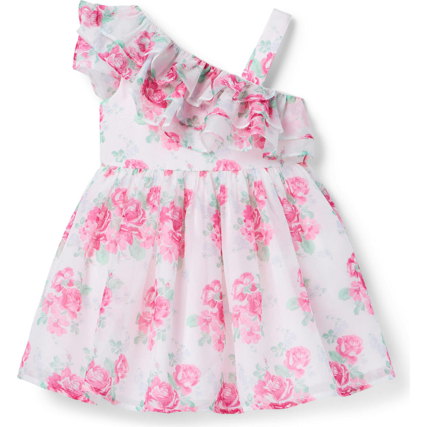 The Rose Ruffle Party Dress