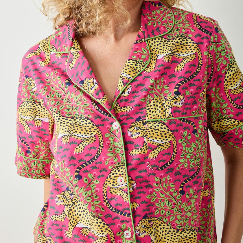 Bagheera - Short PJ Set - Hot Pink
