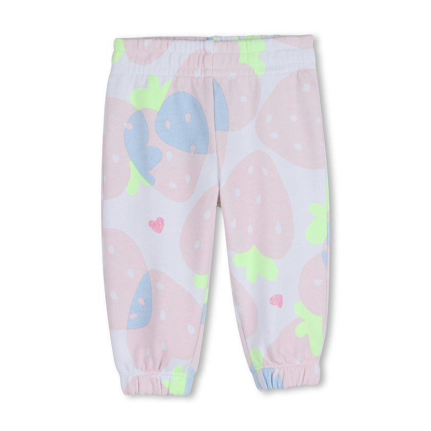 Fleece Jogging Set Strawberries Organic Cotton
