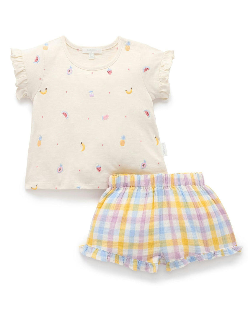 Fruity Set Lila Check