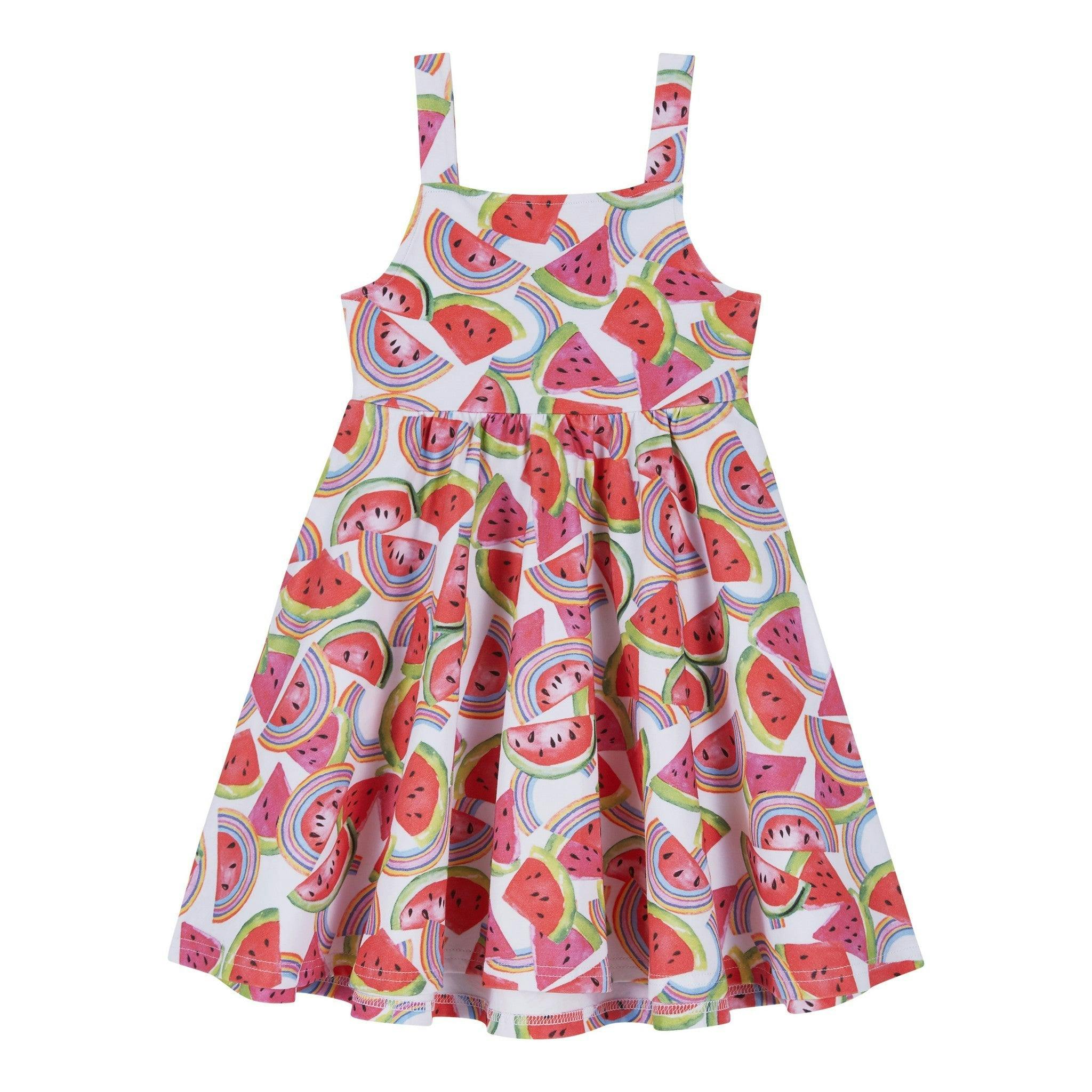 Girls All Jersey Dress | Watermelon & Rainbows