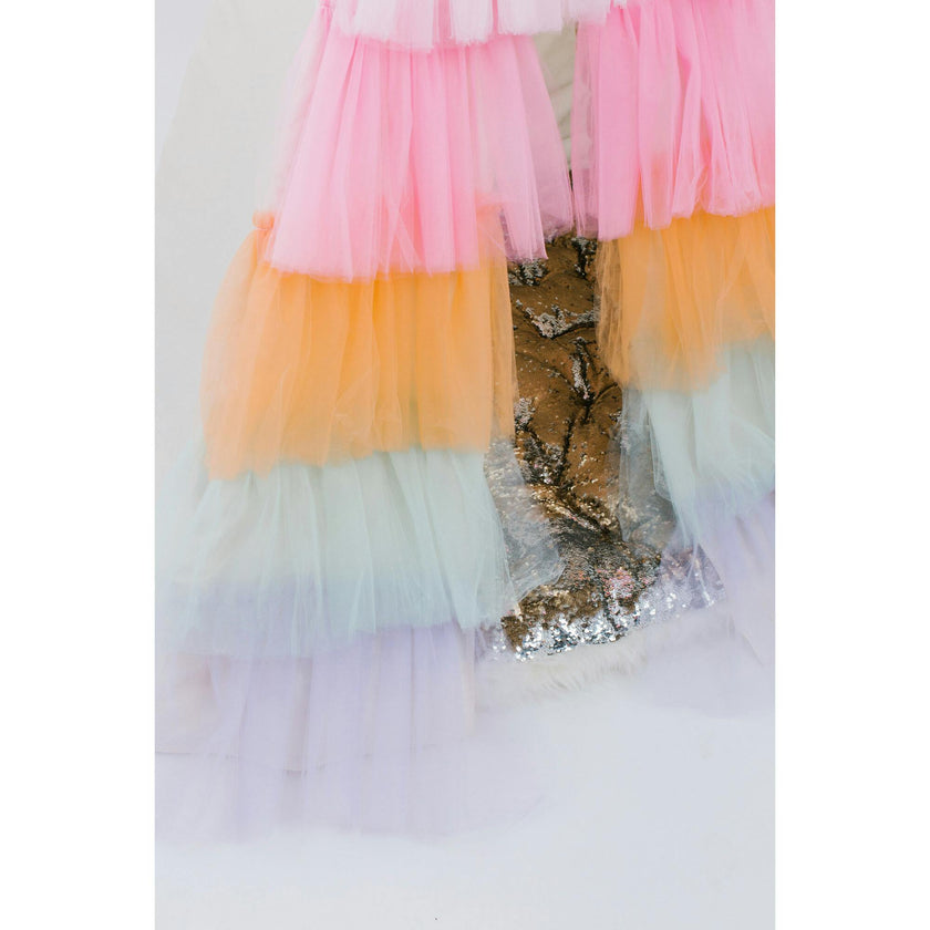 Ruffled Tulle Play Tent