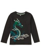 Dragon Double Sided Graphic Tee, Jet Black