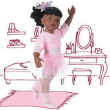 Hannah at The Ballet - 19.5" African American Poseable Doll with Extra Outfit