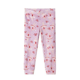 Girls (2-4) Velour Pajama Set | Ballerinas & Bows