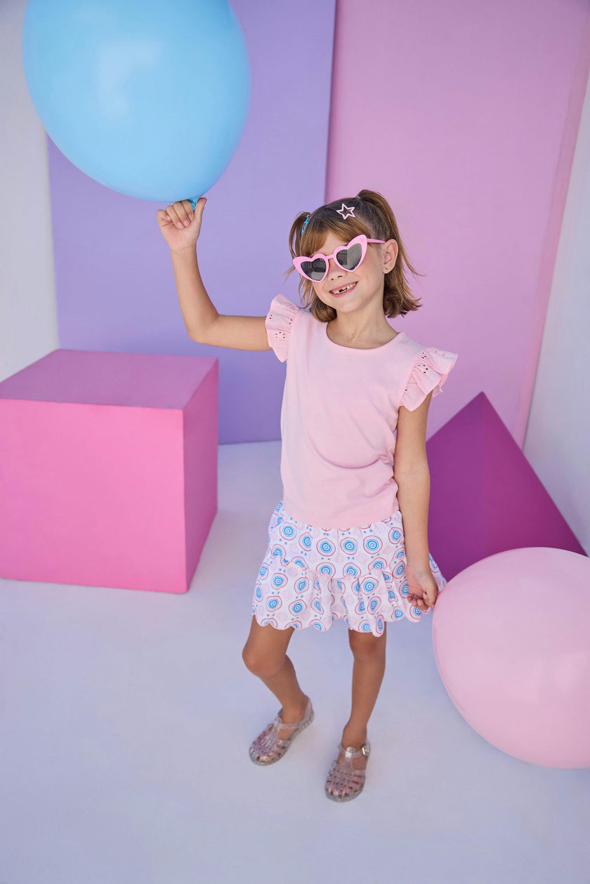 Two Tiered Skort - Jaipur Pop