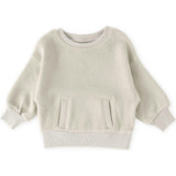 Teddy Fleece Dropped Shoulder Sweatshirt