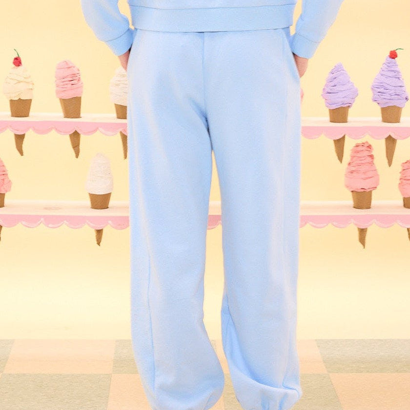 Casey Jogger Sweatpants in Light Blue