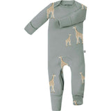 DiaperZip Convertible Footie Pajamas, Green