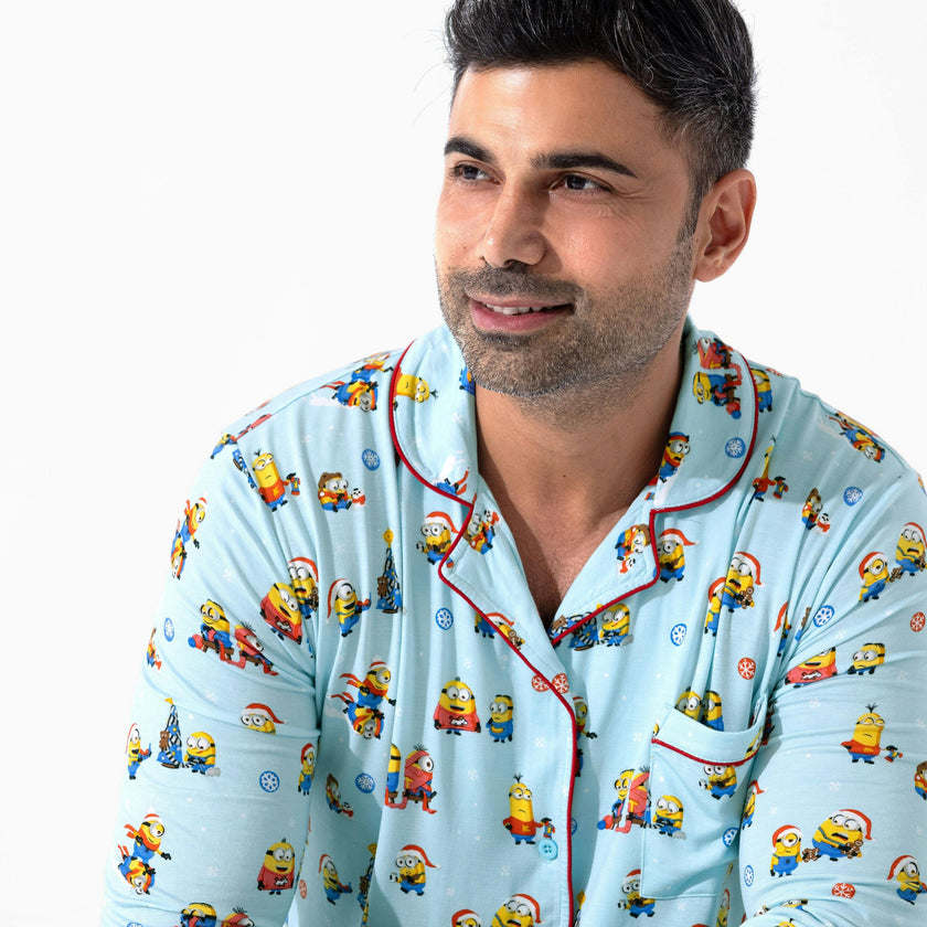 Merry Minions Holiday Bamboo Men's Pajama Set