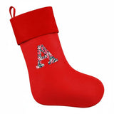 Liberty of London Christmas children's personalised stocking - red