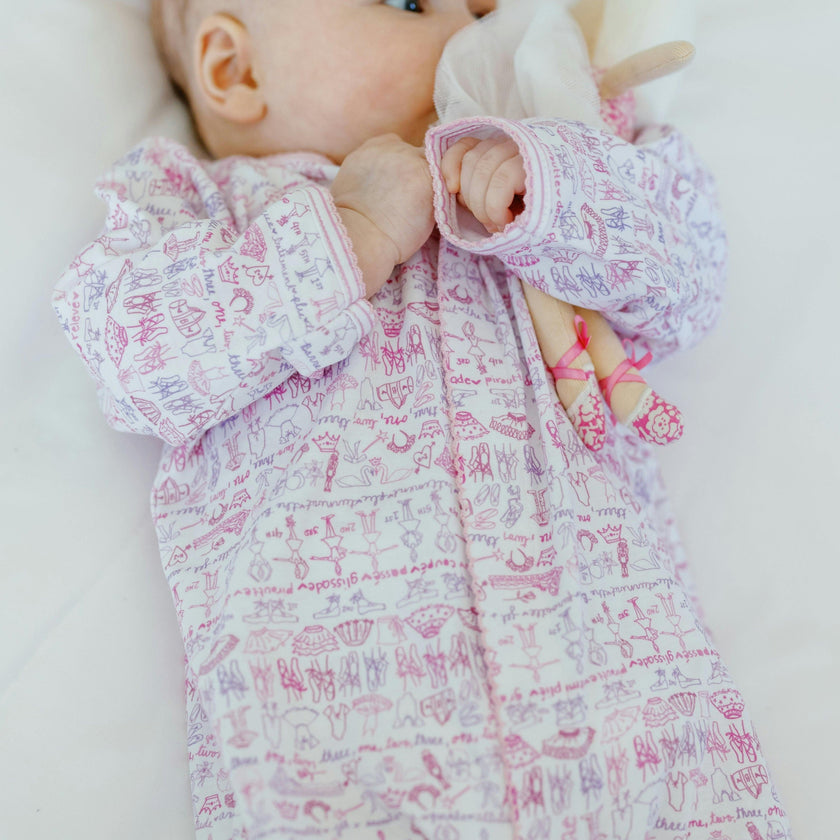 Ballet Snap Baby Onesie