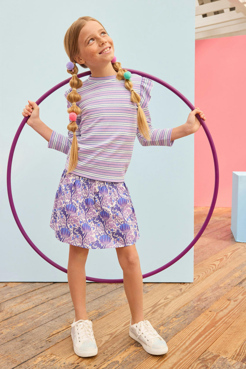 Ruched Circle Skirt