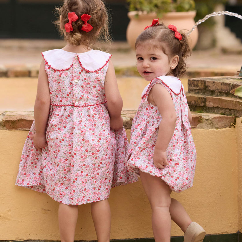 Laura Romper Strawberry Print