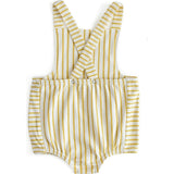 Criss-Cross Overall One-Piece, Yellow