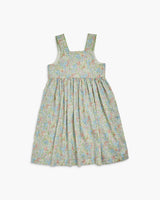 Stripy Dress Mint Blue Floral