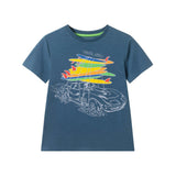 Big Kid Boys Graphic Tee | Navy Surfing