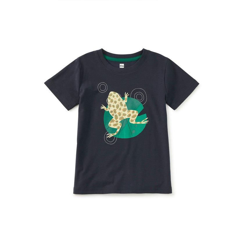 Spotted Toad Graphic Tee, Indigo