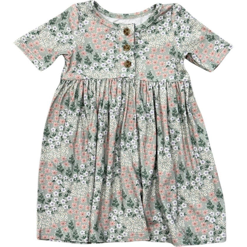 Short Sleeve Henley Dress