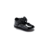 Black Seraphina Bow Baby Shoes