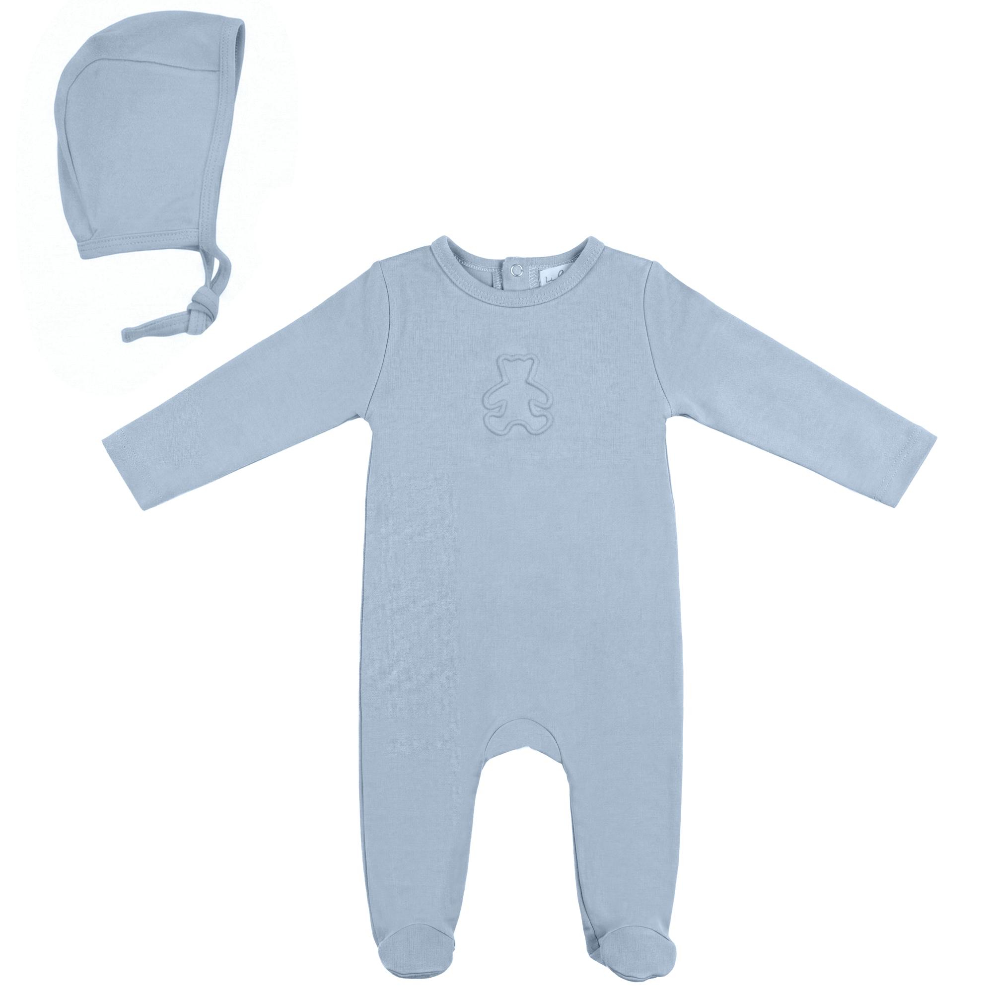 Embossed Bear Onesie