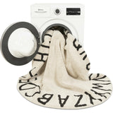 ABC Round Washable Rug